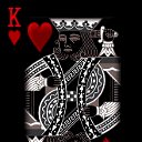 Black And Red King Of Hearts