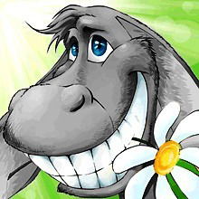 Ослик С Ромашкой