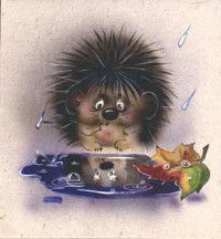 Ежик Медитирующий