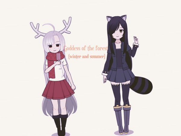Goddess/forest Winter/summer