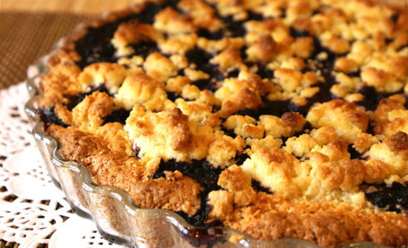 Пирог Черничный