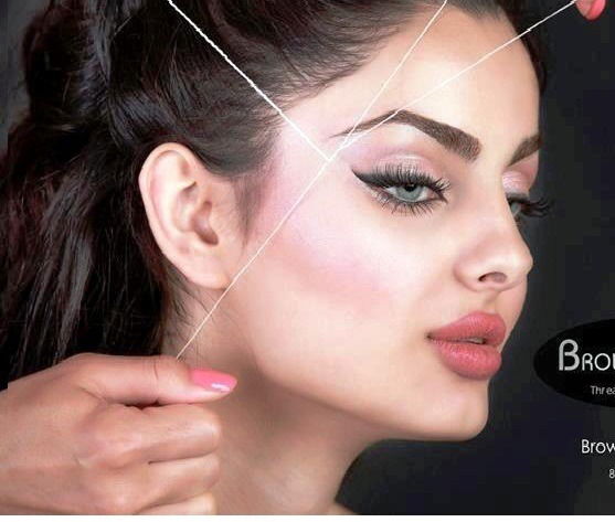 Коррекция Бровей Шелковыми Нитями